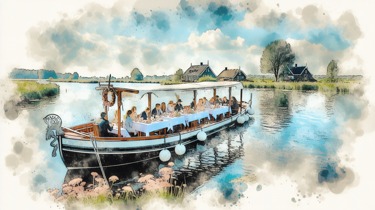 rondvaart met lunch friese meren