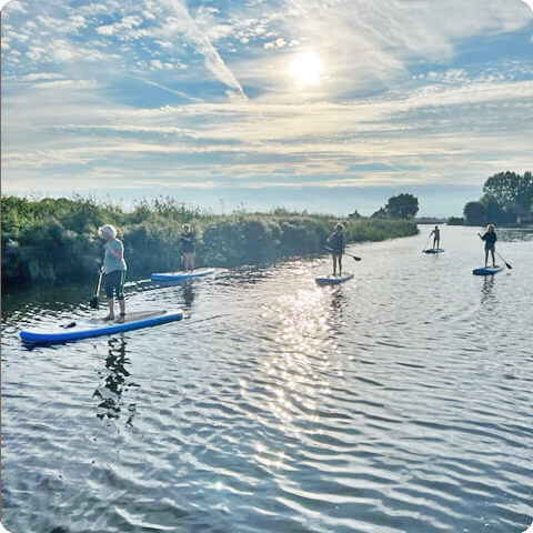 teaamuitje op het water