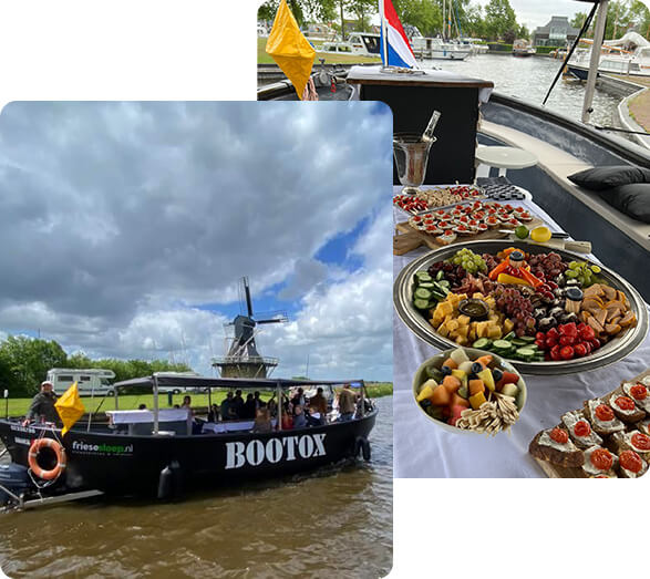 vergaderen op het water inclusief catering